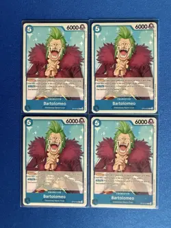 Bartolomeo One Piece TCG Royal Blood OP10-052 Common card QTY 4 PWE - Image 1