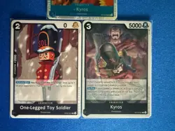 Kyros One Piece TCG 3-card lot OP10 Super Rare+OP04 Rare+OP05 Uncommon - PWE! - Image 4