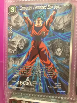 Comrades Combined Son Goku EX01-01 Alternate Art Dragon Ball Super Card Game TCG - Image 1