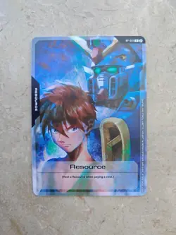 Gundam Card Game - Resource Promo Heero Yuy - RP-001 English Non-Foil SDCC 2025 - Image 1