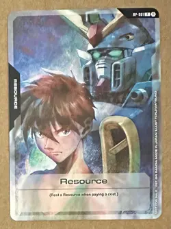 Gundam Card Game - Resource Promo Heero Yuy - RP-001 English Non-Foil SDCC 2025 - Image 1