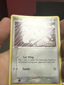 Pokemon Card Skitty 62/108 Reverse Holo Stamped EX Power Keepers Played - Image 3