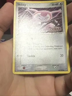 Pokemon Card Skitty 62/108 Reverse Holo Stamped EX Power Keepers Played - Image 4