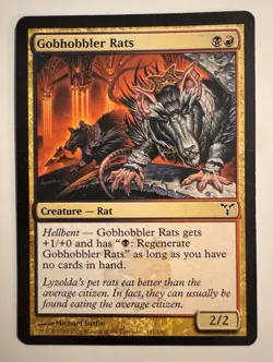 Gobhobbler Rats - Dissension #111/180 MTG Magic The Gathering MP - Image 1