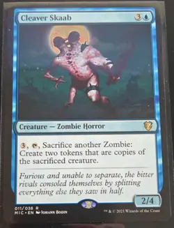 MTG ~ CLEAVER SKAAB ~ COMMANDER: INNISTRAD: MIDNIGHT HUNT ~ RARE 011 ~ NEAR MINT - Image 1