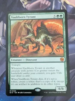 MTG OTJ *BIG SCORE* Mythic VAULTBORN TYRANT NM - Image 1