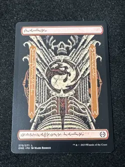 Phyrexian Mountain 270/271 Non Foil Full Art Land All Will Be One MTG NM - Image 1