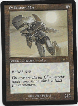MTG magic cards 1x Palladium Myr - commander party promo Unique & Misc Promos NM - Image 1