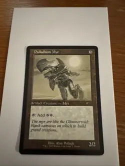 MTG magic cards 1x Palladium Myr - commander party promo Unique & Misc Promos NM - Image 1