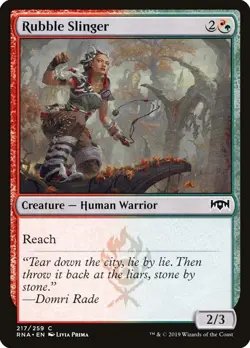 MTG Rubble Slinger - Ravnica Allegiance (RNA) LP #217 - Image 1