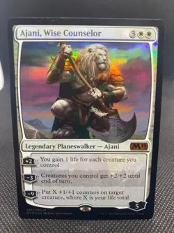 MTG Ajani, Wise Counselor Core Set 2019 NM/Foil English - Image 1