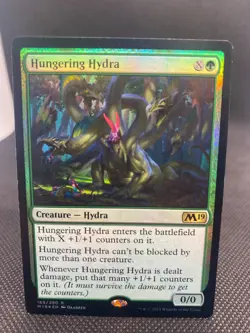 MTG Hungering Hydra Core Set 2019 NM/Foil English - Image 1