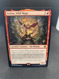 MTG Delina, Wild Mage Promo Pack NM/Regular English - Image 1