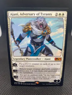 MTG Ajani, Adversary of Tyrants Core Set 2019 NM/Regular English - Image 1