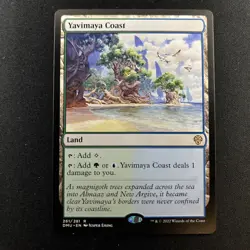Yavimaya Coast [Aetherdrift Commander] Magic MTG - Image 1