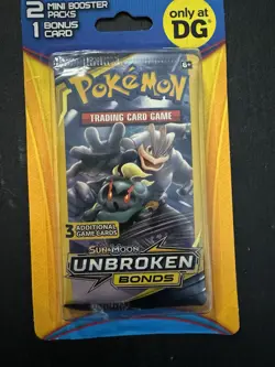 Pokemon Dollar General Mini Packs - 2 Pack Blister Unbroken Bonds - Image 1