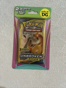 Pokemon Dollar General mini packs - 2 pack blister unbroken bonds - Image 1
