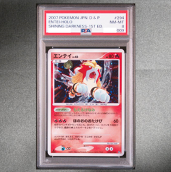 PSA 8 9 Entei Suicune 294 295 1st Seq Set Pokemon Card Japanese Shining Darkness - Image 2