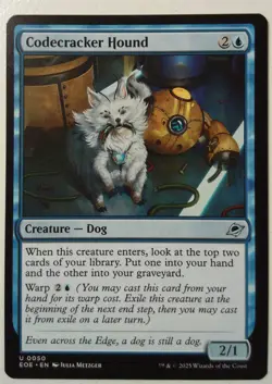 Codecracker Hound *Uncommon* Magic MtG x1 Edge of Eternities - Image 1