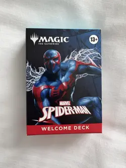 **IN HAND** MTG Spider-Man Welcome Deck SDCC 2025 Hasbro - BLUE DECK - Image 1