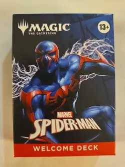 **IN HAND** MTG Spider-Man Welcome Deck SDCC 2025 Hasbro - BLUE DECK - Image 1