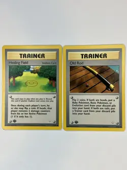 Old Rod Healing Field NM 1st Edition Neo Revelation 61 64/64 Pokemon - Image 1