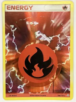 Fire Energy Holo LP Holon Phantoms 106/110 Pokemon TCG Holo - Image 1