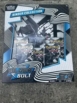 Pokemon TCG Scarlet & Violet Black Bolt Binder Collection Box Factory Sealed! - Image 2