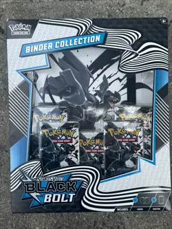 Pokemon TCG Scarlet & Violet Black Bolt Binder Collection Box Factory Sealed! - Image 3