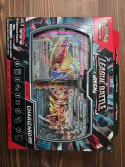 Pokemon Factory Sealed Card Game Charizard ex League Battle Deck TCG - Image 1