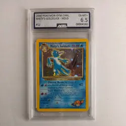 2000 Pokemon Misty's Golduck 12/132 Gym Challenge Holo AGS 6.5 - Image 1
