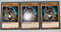 Dark Magician - X3- LEDD-ENA01 - Common - LP - 1st ed - Yugioh - Image 1