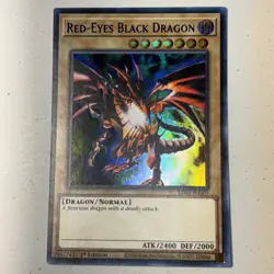 Red-Eyes Black Dragon LDS1-EN001 1st Edition (Blue) YUGIOH Ultra Rare NM - Image 1