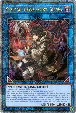 Yugioh! Dharc the Dark Charmer, Gloomy RA03-EN048 Quarter Century Secret Rare - Image 1