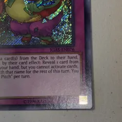 Sales Pitch IGAS-EN076 Secret Rare 1st Ed NM Yugioh - Image 4