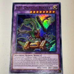 ABC-Dragon Buster SDKS-EN041 Ultra Rare 1st Edition LP Yugioh - Image 1