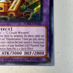 ABC-Dragon Buster SDKS-EN041 Ultra Rare 1st Edition LP Yugioh - Image 4