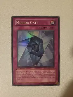 Yugioh Mirror Gate TAEV-EN063 Super Rare 1st Ed LP - Image 1