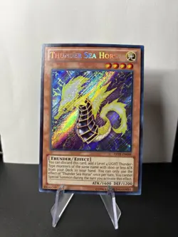 ABYR-EN098 Thunder Sea Horse Secret Rare Unl Edition NM Yugioh Card - Image 1
