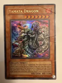 Yugioh! Yamata Dragon - LOD-067 - Ultra Rare - Unlimited Edition - HP/DMG - Image 1