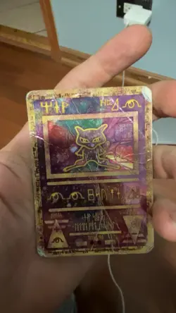Pokemon TCG Ancient Mew Promo HoloRare Card 1999/2000 Damaged - Image 1