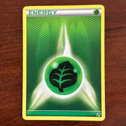 Grass Energy 105/114 Common Black & White Pokemon Card - Image 1