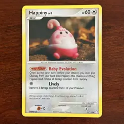 Happiny 52/123 Uncommon Mysterious Treasures Pokemon Card - Image 1