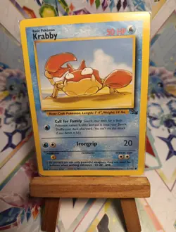 Pokemon TCG Krabby Fossil, Regular Common Card 51/62 - Image 1