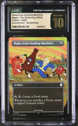 MTG Nuka-Cola Vending Machine (Borderless) - Fallout - CGC Pristine 10 - Image 1