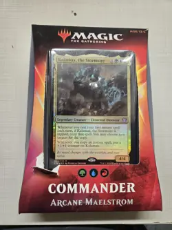 Arcane Maelstrom Ikoria Commander 2020 Deck MtG Kalamax Precon - Damage FaceCard - Image 1