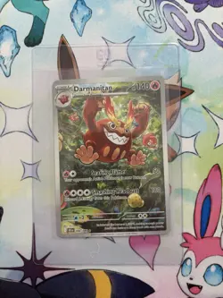 POKEMON - DARMANITAN - 098/086 - ILLUSTRATION RARE - S&V BLACK BOLT - BRAND NEW - Image 1