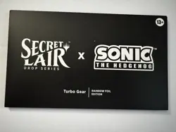 Secret Lair x Sonic: Turbo Gear Foil Edition IN HAND SHIPS NOW MTG SEALED - Image 1