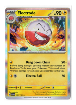 Electrode 101/165 Scarlet & Violet 151 Holo Rare Near Mint Pokemon Card AUS - Image 1