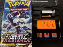 Pokemon Astral Radiance Booster Pack Sealed 21.72g 3.68mm Heaviest! - Image 1